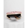 thumbnail image 6 of Women's Pink Pleated Clutch Bag Elegant Evening Handbag for Wedding Party, 6 of 6
