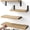 F. Carbonized Brown Board & Black Brackets-16-inch Mixed, variant on Wall Shelves For Bedroom Decor Pink Floating Shelf Living Room Kitchen Storage Mounted Rustic Wood Books Corner Bathroom(16in Set Of 4)