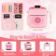 thumbnail image 3 of Kids Instant Print Camera, Front Rear Dual Selfie HD 1080P Video Digital Camera Toy for Boys Girls 4-10 Years Old, Pink, 3 of 9