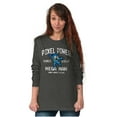 thumbnail image 4 of Mega Man Pixel Power 80s 8bit Gamer Long Sleeve TShirt Men Women Brisco Brands S, 4 of 6