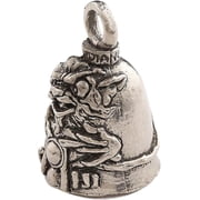 Guardian Bell Gremlin Good Luck Bell with Keyring & Black Velvet Gift Bag - Motorcycle Bell