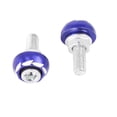 thumbnail image 4 of Unique Bargains 4pcs 6mm Metal Motorcycle License Plate Frame Bolt Screw Fastener, 4 of 6