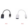thumbnail image 4 of Cateissary para Tipo C USB 3.1 a OTG Cable adaptador Tablet PC Cable convertidor de teléfono inteligente Cargadores de dispositivos electrónicos específicos negro, 4 of 5