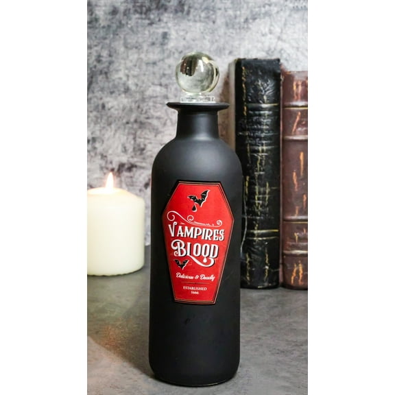 Vampires Blood Witchcraft Apothecary Wicca Decorative Glass Potion Bottle