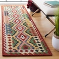 thumbnail image 3 of SAFAVIEH Aspen Jancis Tribal Runner Rug, Red/Green, 2'3" x 9', 3 of 9
