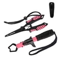 thumbnail image 1 of Fishing Plier Fish Control Devic Set Hook Remover Split Ring Fishing Line Cutter Pink Black, 1 of 6