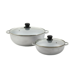 IMUSA 3-Piece 11.53-in Aluminum Cookware Set with Lid(s) Included in the  Cooking Pans & Skillets department at