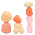 thumbnail image 1 of Piedras apiladas, equilibrio de madera, piedras apiladas, bloques de construcción, piedras, bloques de construcción, juguetes de alto rendimiento, 1 of 14