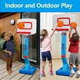 thumbnail image 2 of Panier de Basketball pour Tout-Petits Hauteur Réglable Panier de Basketball pour Enfants pour Jeu Intérieur Extérieur But de Basketball Portable Piscine pour Piscine Basketball, 2 of 6