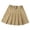 Khaki, variant on Coerni Girls Pleated Skirt Korean Style High-Waist Skater Skirts Basic Preppy Skirts with Belt Deco Size for 5-18 Years