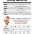 thumbnail image 3 of Summer Men's Motorcycle Riding Gloves Breathable Mesh Motocross Gloves Anti-fall Motorbike Gloves Touchscreen Bicycle Gloves Anti-slip, 3 of 7