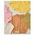 thumbnail image 4 of Khunlpohl Toddler Boys Girls Cardigans Sweater School Uniforms Long Sleeve Button Crewneck Cotton Knit Tops, 4 of 6
