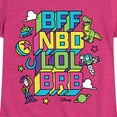 thumbnail image 3 of Toy Story 4 - Bff Nbd Lol Brb - Toddler & Youth Girls Short Sleeve Graphic T-Shirt, 3 of 5