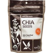 Angle View: Navitas Naturals Organic Raw Chia Seeds (6x16 OZ)