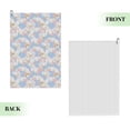 thumbnail image 2 of Easygdp Orchids Flowers Golf Towel 24x16in for Men and Women with Carabiner Clip for Easy Attachment, 2 of 8
