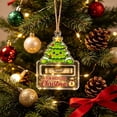 thumbnail image 3 of Christmas Cash Gift Ornament, 3.14" Clear Acrylic Money Holder, Double-Sided Printed Hanging Decor for Xmas Tree, Stocking Stuffer & Holiday Gifting, 3 of 7