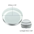 thumbnail image 2 of Uxcell 70mm/2.76" Regular Mouth Tin Plate Mason Jar Lids for Canning Jars Silver 8Pack, 2 of 6