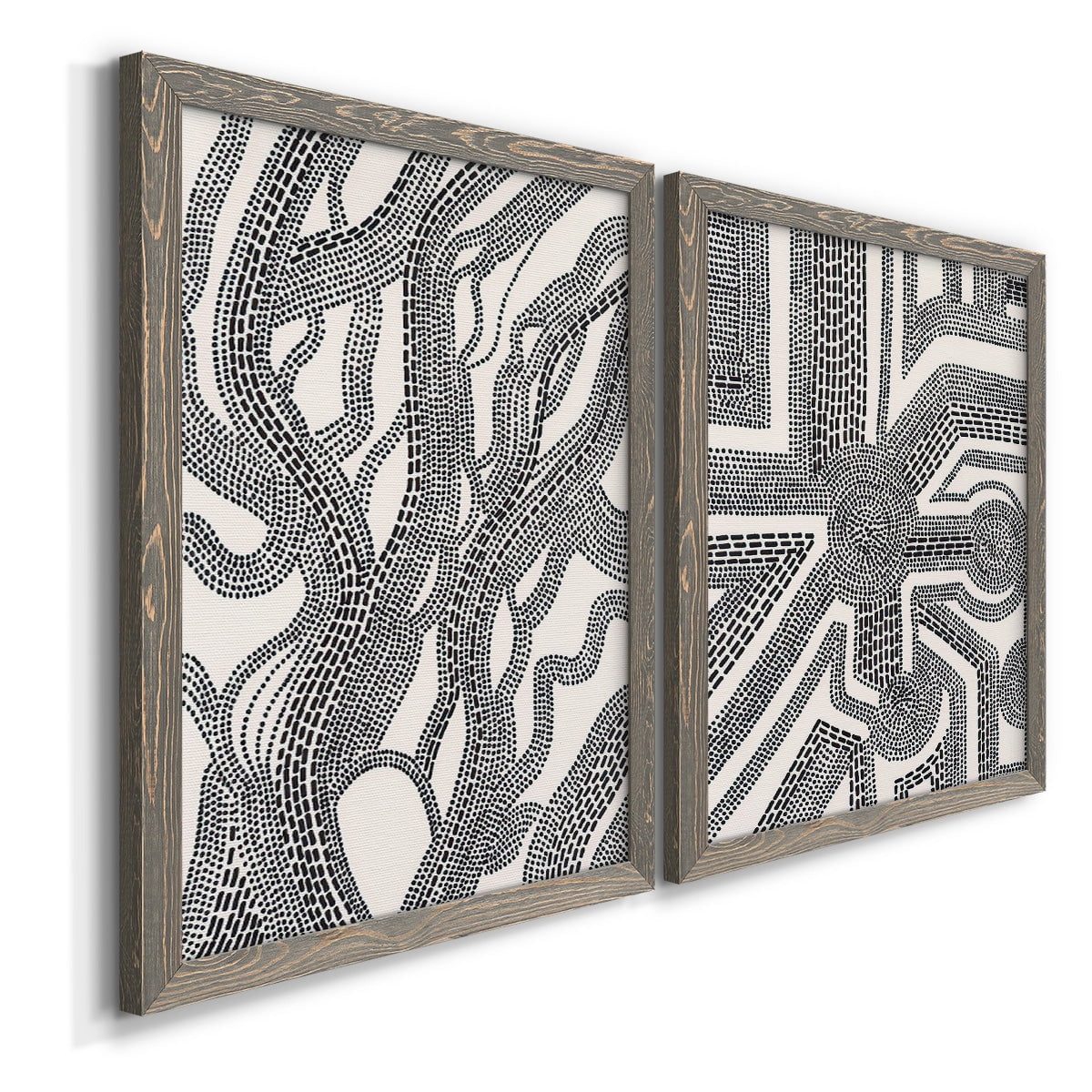 Dots and Dashes I - Premium Framed Canvas - Ready to Hang