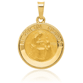 thumbnail image 3 of 14K Solid Yellow Gold Spanish 1st First Holy Communion Medal Necklace Chain Pendant Charm, 3 of 8