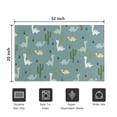 thumbnail image 5 of LightBlue Cartoon Dinosaurs Cacti Pattern Door Rugs,Washable Non Slip Door Mats Indoor,Decorative Door Mats,Entry Mat Indoor for Entrance,Bedroom,Kitchen,Bathroom,20"x32", 5 of 6