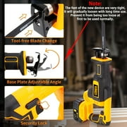 AILONGCITY 21 V Cordless Reciprocating Saw, 4.0 Ah, 3500 RPM