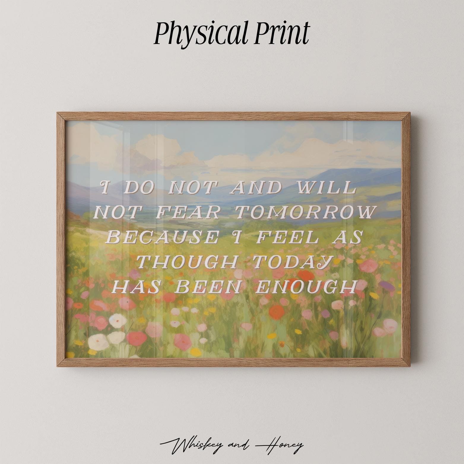 Country Music Lyrics Poster Inspirational Quote , Poster Print Only