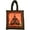 Orange, variant on Seven Chakras Avatar Meditation Tie Dye Market Tote Bag Canvas Graphic