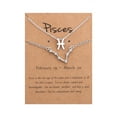 thumbnail image 2 of Collier Douze Constellations Bracelet en Diamant + Ensemble de Collier Ensemble de Cartes de Constellation, 2 of 9