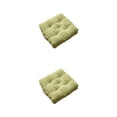 thumbnail image 3 of Cateissary Cojín de suelo de Tatami sólido, cojín de asiento cuadrado para sofá con asa, alfombrilla para silla de interior para sala de Verde claro 48*48*10cm 2piezas, 3 of 6