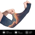 thumbnail image 3 of Goofa Starry Sky Cloud Puppy Pattern UV Sun Protection Arm Sleeves, UPF 50 Sports Cooling Arm Compression Sleeves for Men Women Teenager, 3 of 8