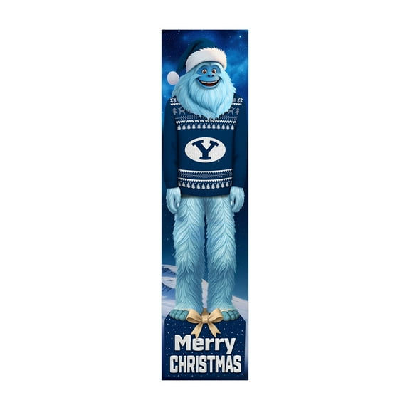 BYU Cougars 48" Yeti Christmas Leaner