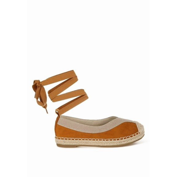London Rag Yalva Microfiber Detachable Lace Womens Espadrilles