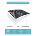 thumbnail image 5 of Quilts Twin Size, Cute Dog Soft Comforter Bedding Set for Bed, Black Pet Retro Picture Lightweight Quilted Bedspread with Pillow Cover(2 Pieces) for All Season, 68x86 Inch, 5 of 6