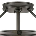 thumbnail image 4 of 3381BX Hinkley Lighting Collier - 3 Light Semi-Flush Mount 9.25 Inches High and 15.25 Inches Wide, 4 of 12