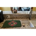 thumbnail image 2 of Caroline's Treasures German Boxer Poinsetta Wreath Dish Drying Mat, 2 of 7