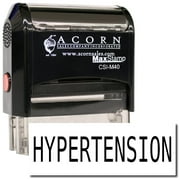Large Self-Inking Hypertension Stamp with Mint Green Ink