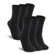 thumbnail image 1 of LIXIA Calcetines finos de lana merino para mujer Calcetines de vestir suaves multicolores Calcetines casuales cálidos y transpirables (6 pares - Negro), 1 of 5