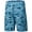 Ocean Digital Camo, variant on BASSDASH FP01M 10.5” Mens Fishing Cargo Shorts Quick Dry UPF 50 Water Resistant