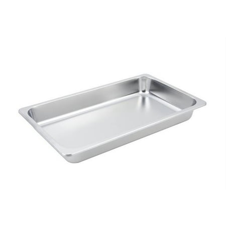 Rectangular Stainless Steel Tube - Bon Chef 12005 2 gal Stainless Steel Full Size Rectangular Food Pan, 13 x 21 x 2.75 in