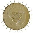 thumbnail image 3 of Fanaway 51104101 Sheridan 48-inch Satin Brass AC Ceiling Fan with Light, 3 of 7