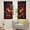 Black Red, variant on Dragon Flame Window Drapes Blackout 30%-50%,Mystic Western Animal Dragon Wings Kitchen Window Treatments 52Wx84L,Volcano Eruption Red Lava Flame 3D Print Decor Window Curtains