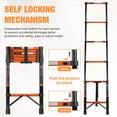thumbnail image 6 of Telescopic Roof Ladder Heavy-Duty Stainless Steel 330 LBS Load Capacity, 6 of 6