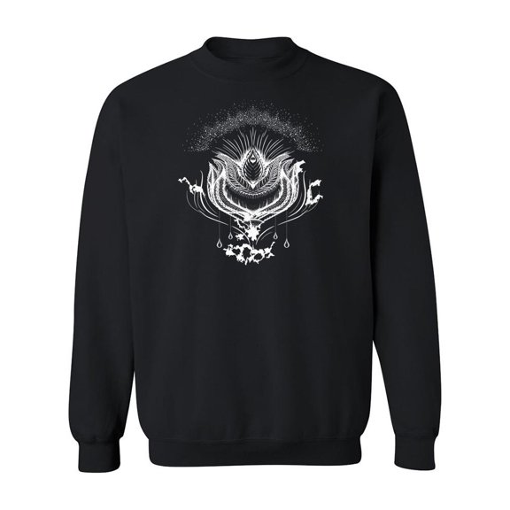 Lotus Flower Impression Sweatshirt Men -Image by Shutterstock, Male x-Large