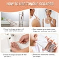 thumbnail image 6 of 3 Pack Tongue Scraper Stainless Steel Tongue Cleaner Metal Tounge Scrappers, Tongue Scraper Brushes for Removing Bad Breath & Coating, Tounge Oral Teeth Care Cleaning Tools, Hygiene Remover, 6 of 8