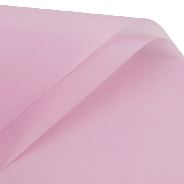 20 Sheets Flower Wrapping Paper Waterproof Solid Color Matte Gift Wrap Paper