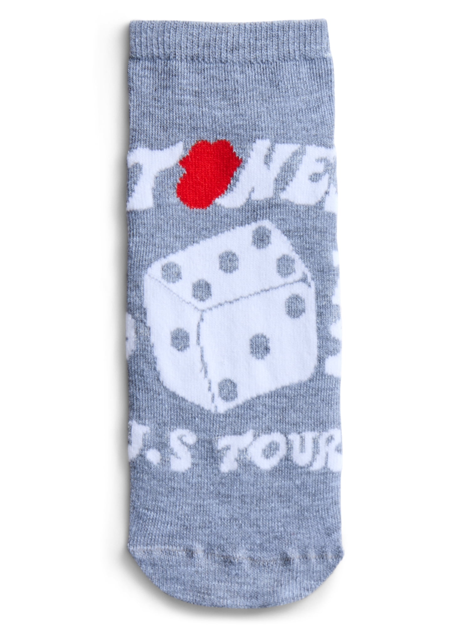 The Rolling Stones Women's Low-Cut Socks, 10-Pack, Shoe Sizes 4-10
