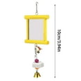 thumbnail image 2 of Parrot Toy Hanging Chicken Swing with Grinding Stones for Birds Enrichment Chewing Plaything Cage Accessory Physical Activity, 2 of 3