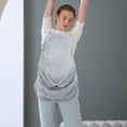 thumbnail image 4 of KALLORY Cat Sling Carrier With Storage Features Grey Plush 1Pack, 4 of 6