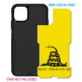 thumbnail image 2 of DistinctInk Custom SKIN / DECAL compatible with OtterBox Commuter for iPhone 11 Pro (5.8" Screen) - Don't Tread On Me - Gadsden Flag, 2 of 5