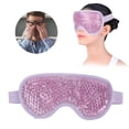 thumbnail image 4 of Cooling Gel Bead Eye Patch Reusable Hot Cold Compress Eye Pack Cover for Swelling FatiguePurple, 4 of 8